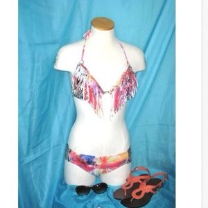 Macys Raisins Slide Bra Bikini Swim